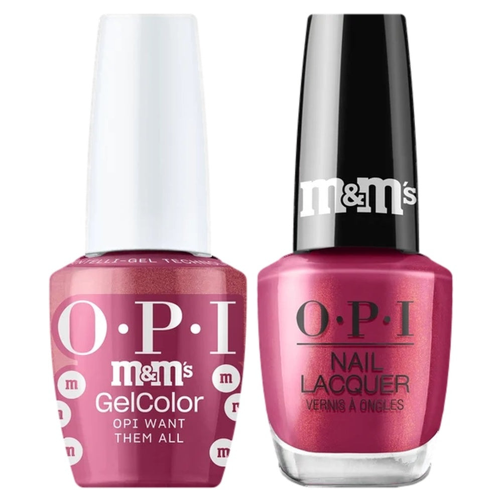 OPI Intelli Gel & Lacquer Duo - HPT09 OPI Want Them All (OPI M&M Collection) - DTK Nail Supply