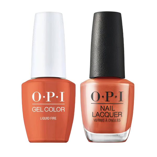 OPI Gel Nail Polish Duo - GLF020 Liquid Fire - Gel Polish 0.5oz by OPI sold by DTK Nail Supply
