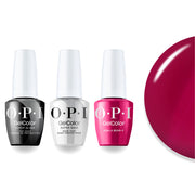 OPI Intelli-Gel Combo - Super Base Coat, Super Gloss Top Coat & A46 Koala Bear-Y