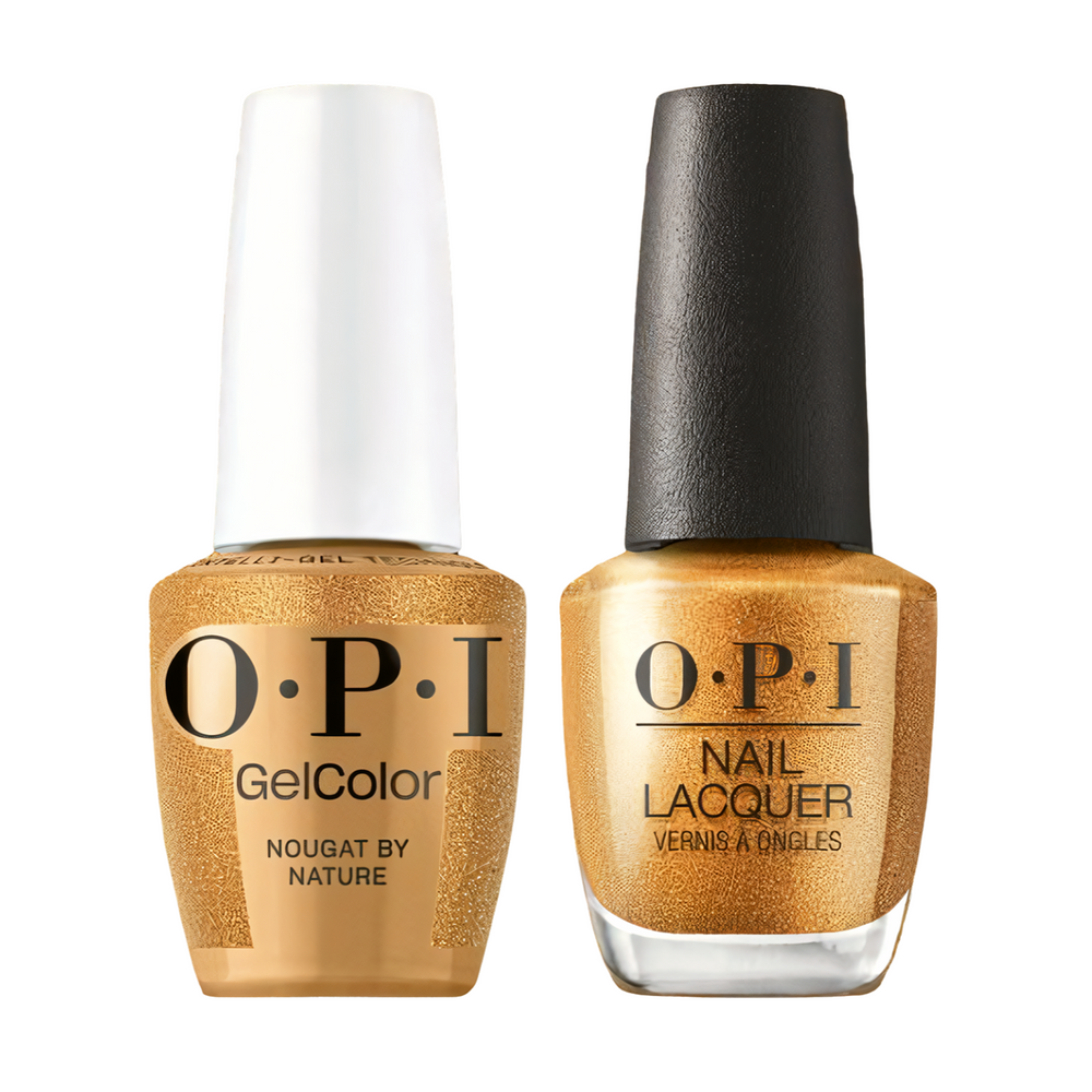 OPI Gel Nail Polish Duo - HPS07 Nougat by Nature - Gel Polish 0.5oz