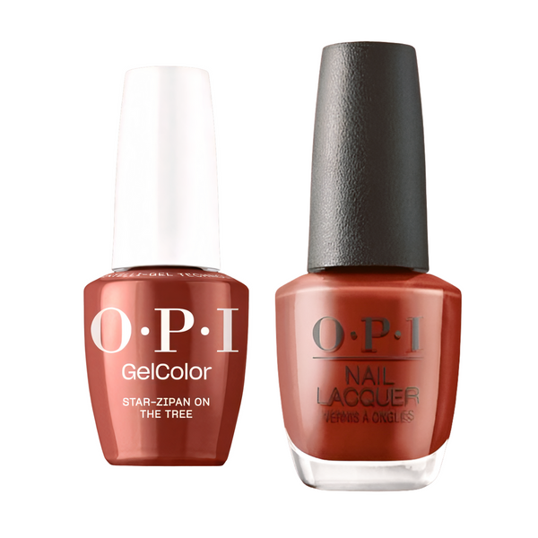 OPI Gel Nail Polish Duo - HPS08 Star-zipan on the Tree - Gel Polish 0.5oz