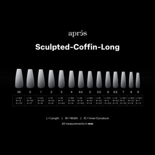 Apres Gel-X Ombre Tips  - Sculpted Coffin Long