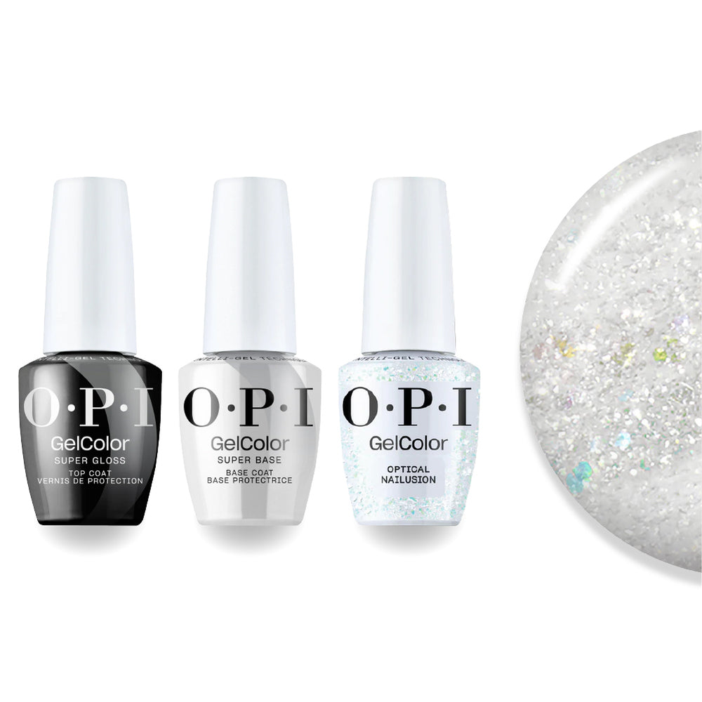 OPI + Super Glossy Top Super Base - Optical Nailusion