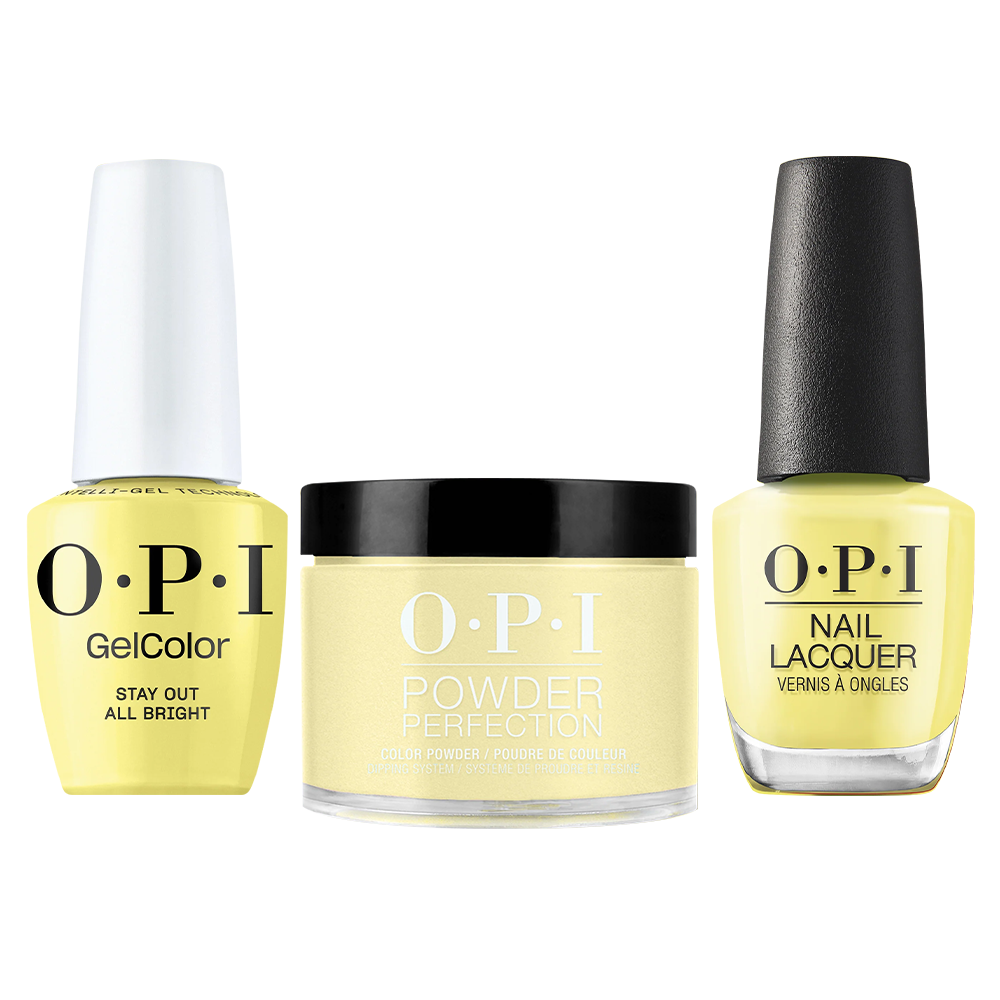 OPI Intelli 3 in 1 - P008 Stay Out All Bright - Dip, Gel & Lacquer Matching