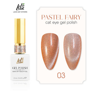  LDS Set 12 Colors - Pastel Fairy Cat Eye Gel Collection by LDS sold by DTK Nail Supply