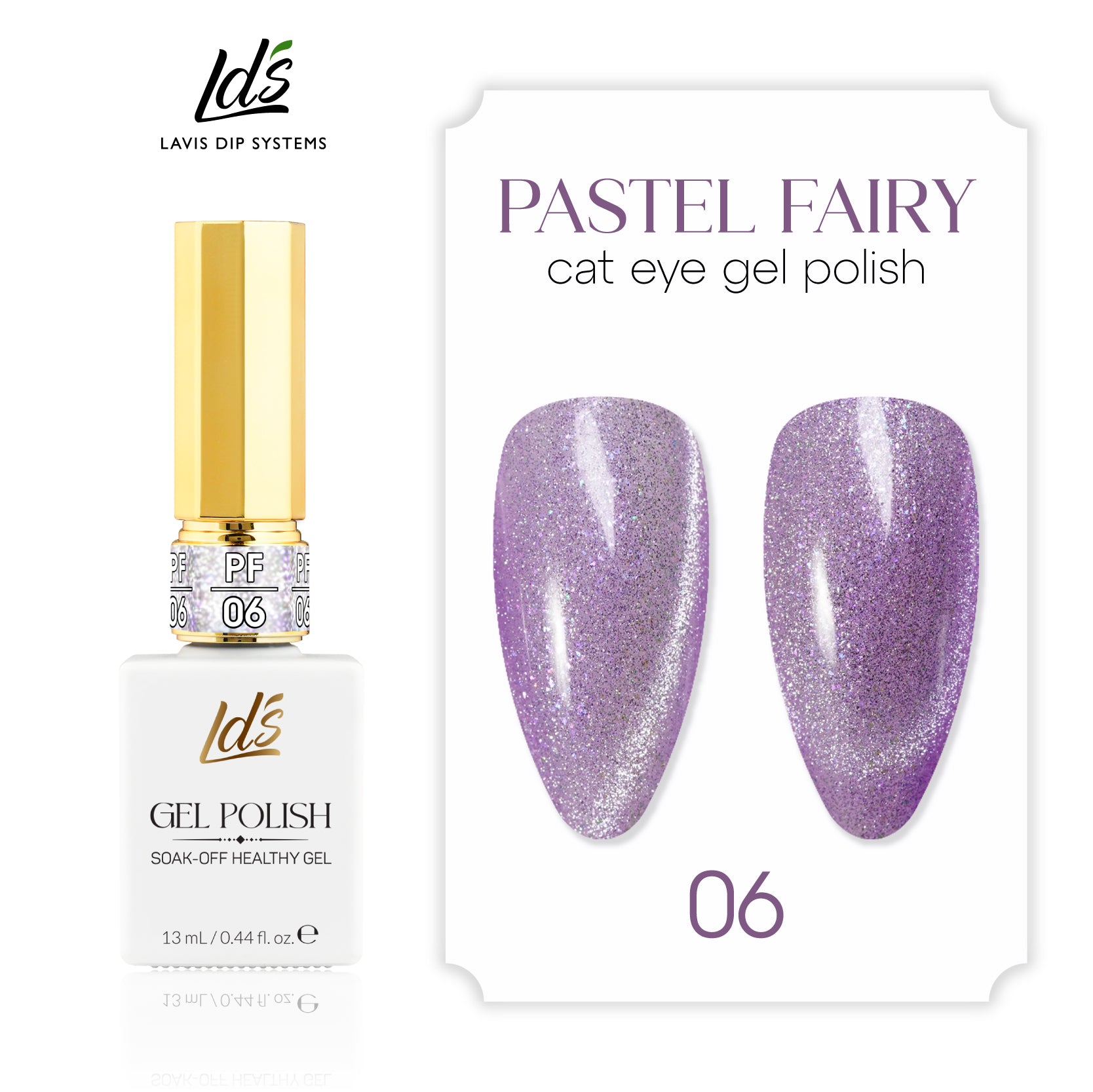  LDS PF06 - Pastel Fairy Cat Eye Gel Collection by LDS sold by DTK Nail Supply