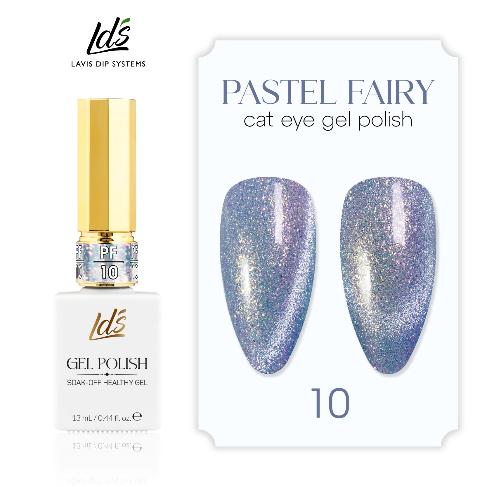 LDS PF10 - Pastel Fairy Cat Eye Gel Collection by LDS sold by DTK Nail Supply
