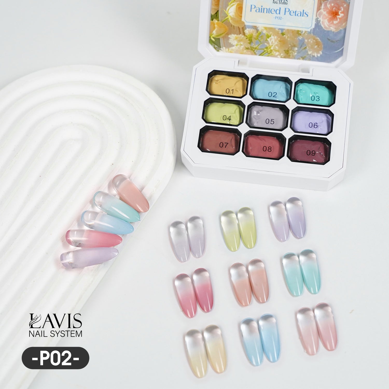 LAVIS Pat Pat Gel (Ver 2) - P02 - Painted Petals