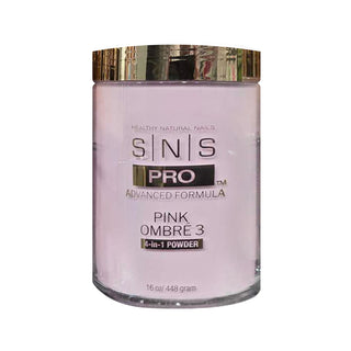 SNS 4-in-1 Pink & White Powder 16oz - Pink Ombre 3