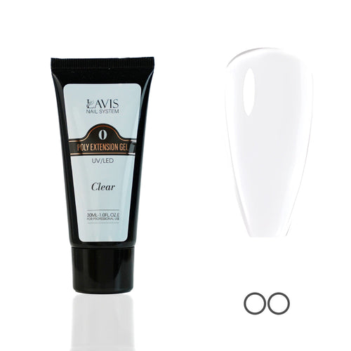 🎁 LAVIS 00 Clear - New Poly Extension Gel UV/LED (100% off)