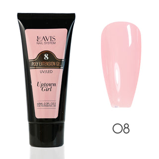 LAVIS 08 Uptown Girl - New Poly Extension Gel 15 UV/LED 60ml