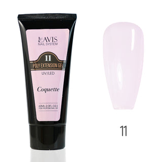 LAVIS 11 Coquette - New Poly Extension Gel 15 UV/LED 60ml