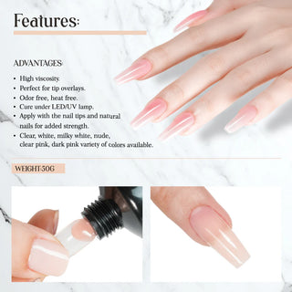 LAVIS NON STICKY NAIL EXTENSION POLY GEL 12