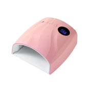 Professional Rechargeable Cordless 96W UV/LED Nail Lamp - Pink