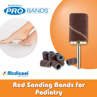 Medicool - Red Sanding Band Grit #Coarse