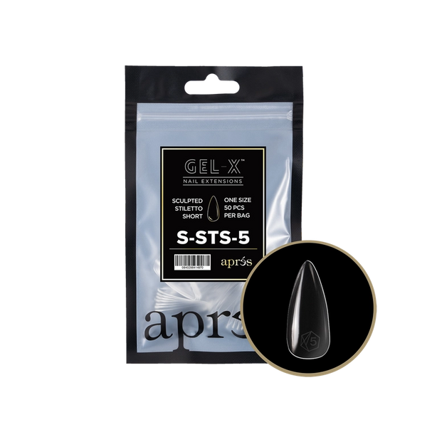 APRES - Gel-X Natural Stiletto Short Refill Bag