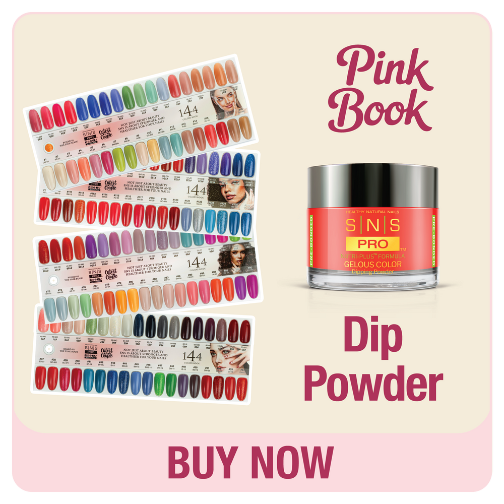 SNS Pro Dipping Powder - Set 144 Colors - Pink Collection