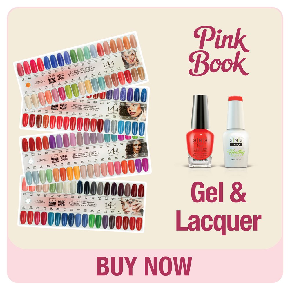 SNS Pro Gel Nail Polish Duo - Set 144 Colors - Pink Collection