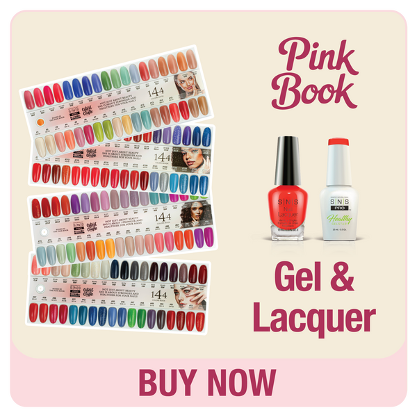 SNS Pro Gel Nail Polish Duo - Set 144 Colors - Pink Collection