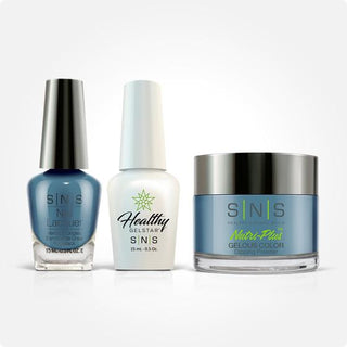SNS 3 in 1 - SUN23 Deep Turquoise Waters - Dip, Gel & Lacquer Matching
