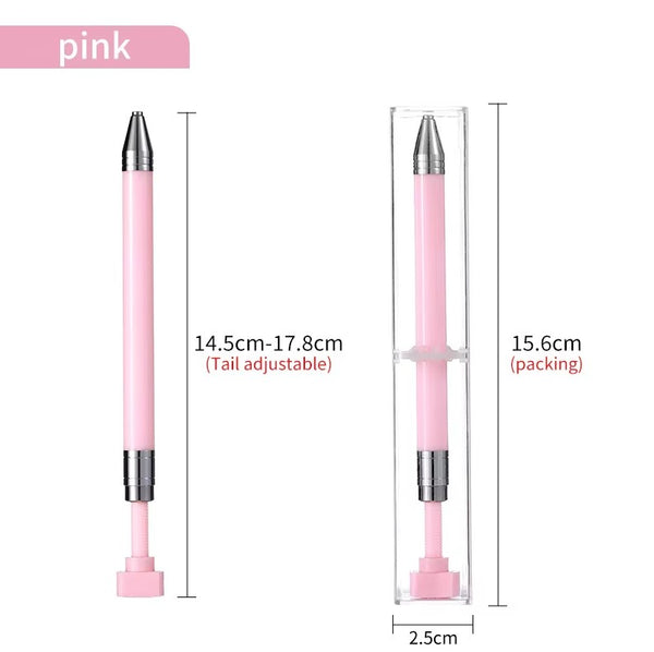 Refillable Wax Rhinestone Nail Art Pen
