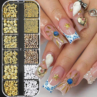 12Gird 3D Starfish Shell Pearl Ocean