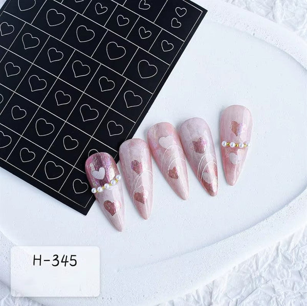 Stencil Nail Stickers