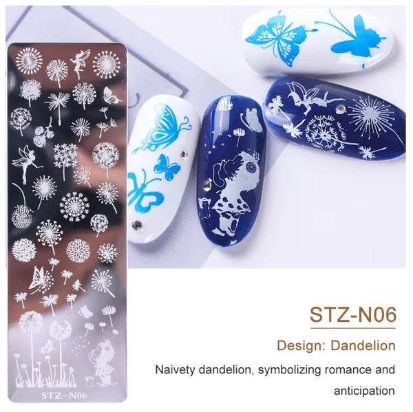 Nail Art Templates STZ-N06 Fairy