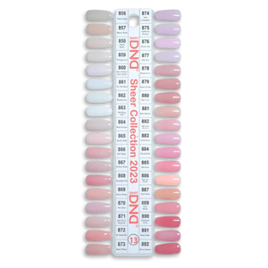 DND Part 13 - Set of 36 Gel & Lacquer Combos - Sheer Collection