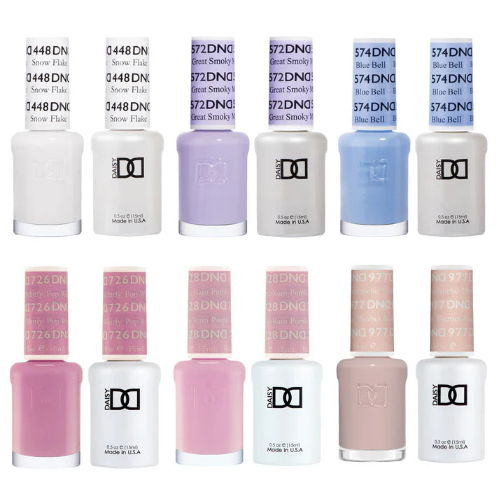 DTK Nail Supply - Authentic DND - Daisy Nail Designs DND Gel & Polish 6pc Bundle - Soft Girl Era for wholesale salon use
