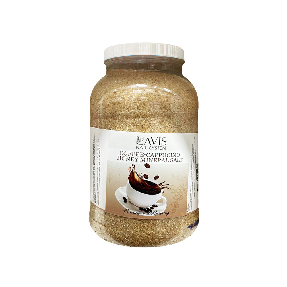  LAVIS - Coffee - Cappucino Honey Mineral Salt - 1Gallon by LAVIS NAILS TOOL sold by DTK Nail Supply