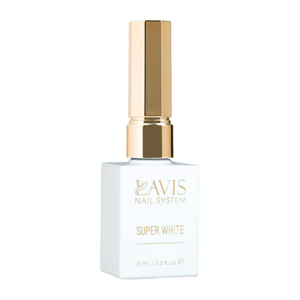 🎁 LAVIS Gel Polish Super White - 0.5 oz (100% off)