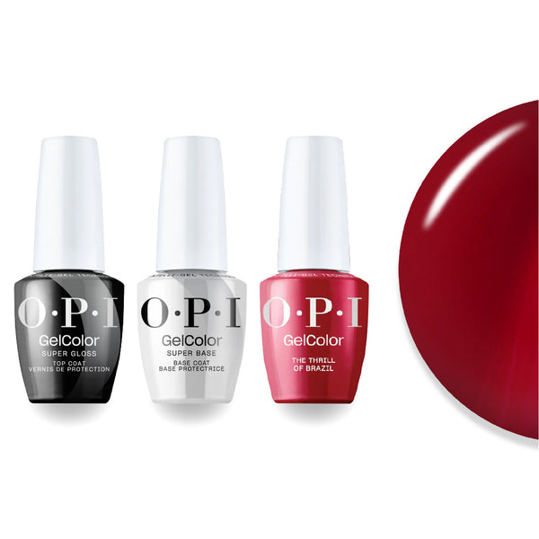 OPI + Super Glossy Top Super Base - The Thrill of Brazil