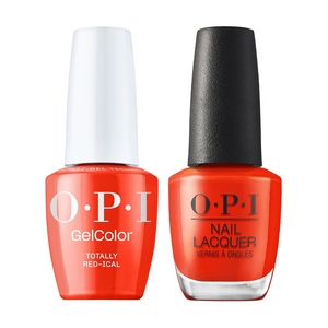 OPI Gel Nail Polish Duo - GLF034 Totally Red-ical - Gel Polish 0.5oz
