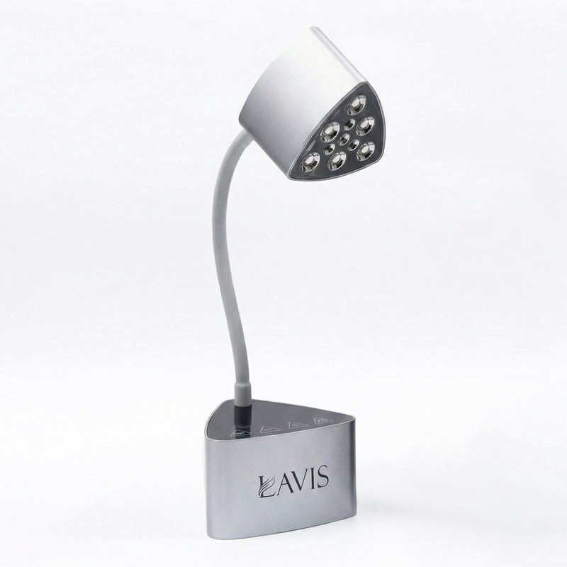 LAVIS Mini Desktop Nail Lamp - Silver