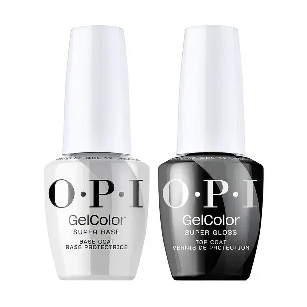 OPI Intelli-Gel - Super Gloss Top Coat - Super Base Base Coat