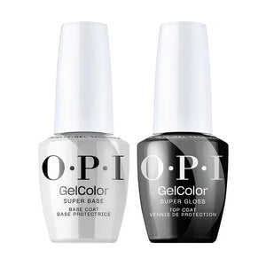 OPI Intelli-Gel - Super Gloss Top Coat - Super Base Base Coat