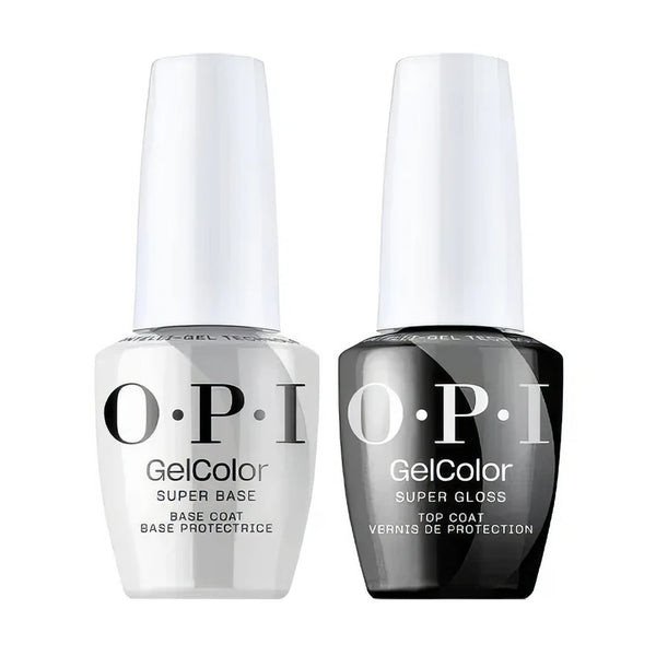 OPI Intelli-Gel - Super Gloss Top Coat - Super Base Base Coat