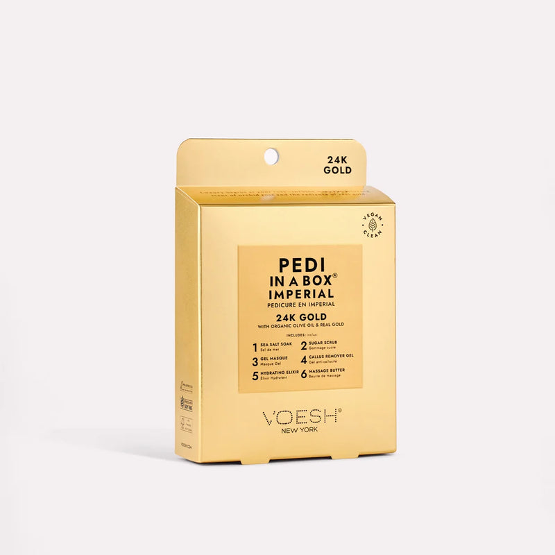 Voesh Pedi In A Box 6 Step - Imperial Gold