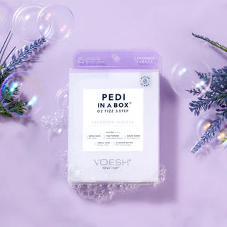  Voesh Pedi In a Box O2 Fizz 5 Step - Lavender  Vanila (PCS) by VOESH sold by DTK Nail Supply