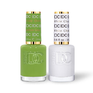  DND DC 2 Nail Lacquer - Set 7 GREEN & WHITE by DND DC sold by DTK Nail Supply