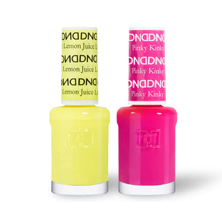  DND 2 Nail Lacquer - Set 7 YELLOW & PINK by DND - Daisy Nail Designs sold by DTK Nail Supply