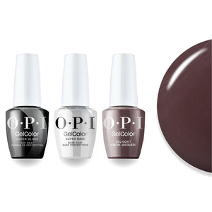 OPI + Super Glossy Top Super Base - You Don_t Know Jacques!