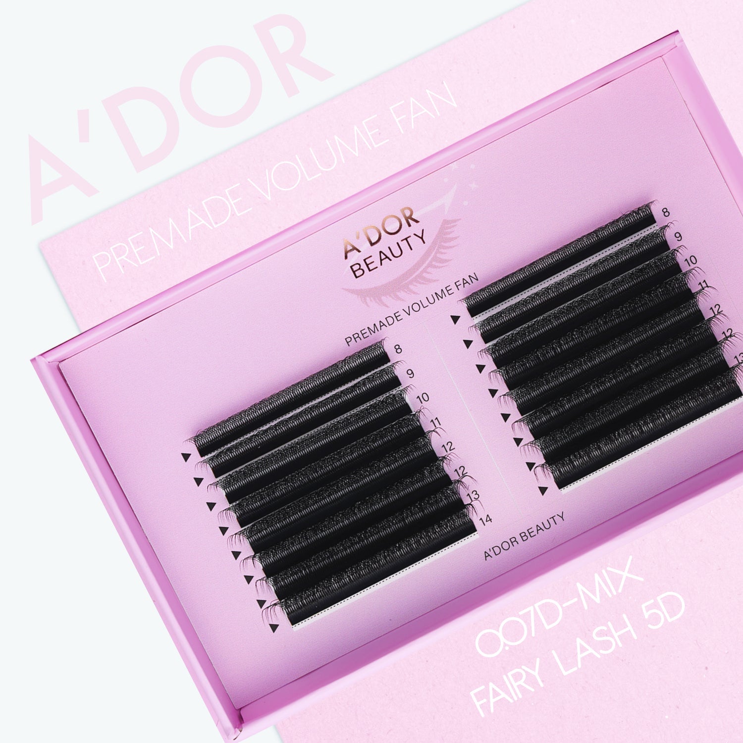 A’dor Beauty 0.07D - Mix Fairy Lash 5D - DTK Nail Supply