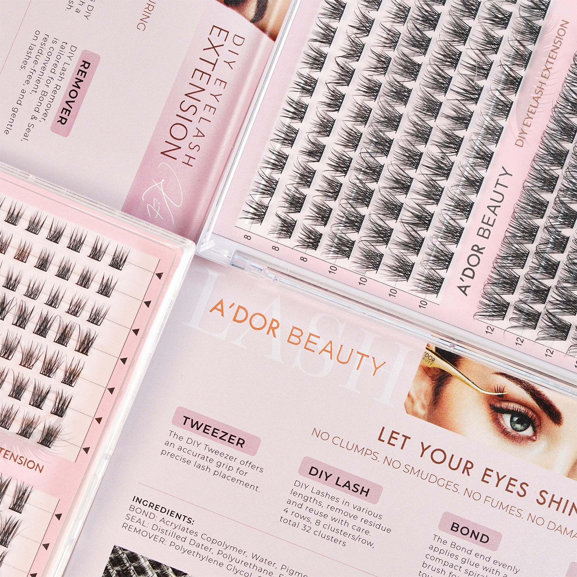 A’dor Beauty Eyelash Extension Pro Box - D04 - DTK Nail Supply