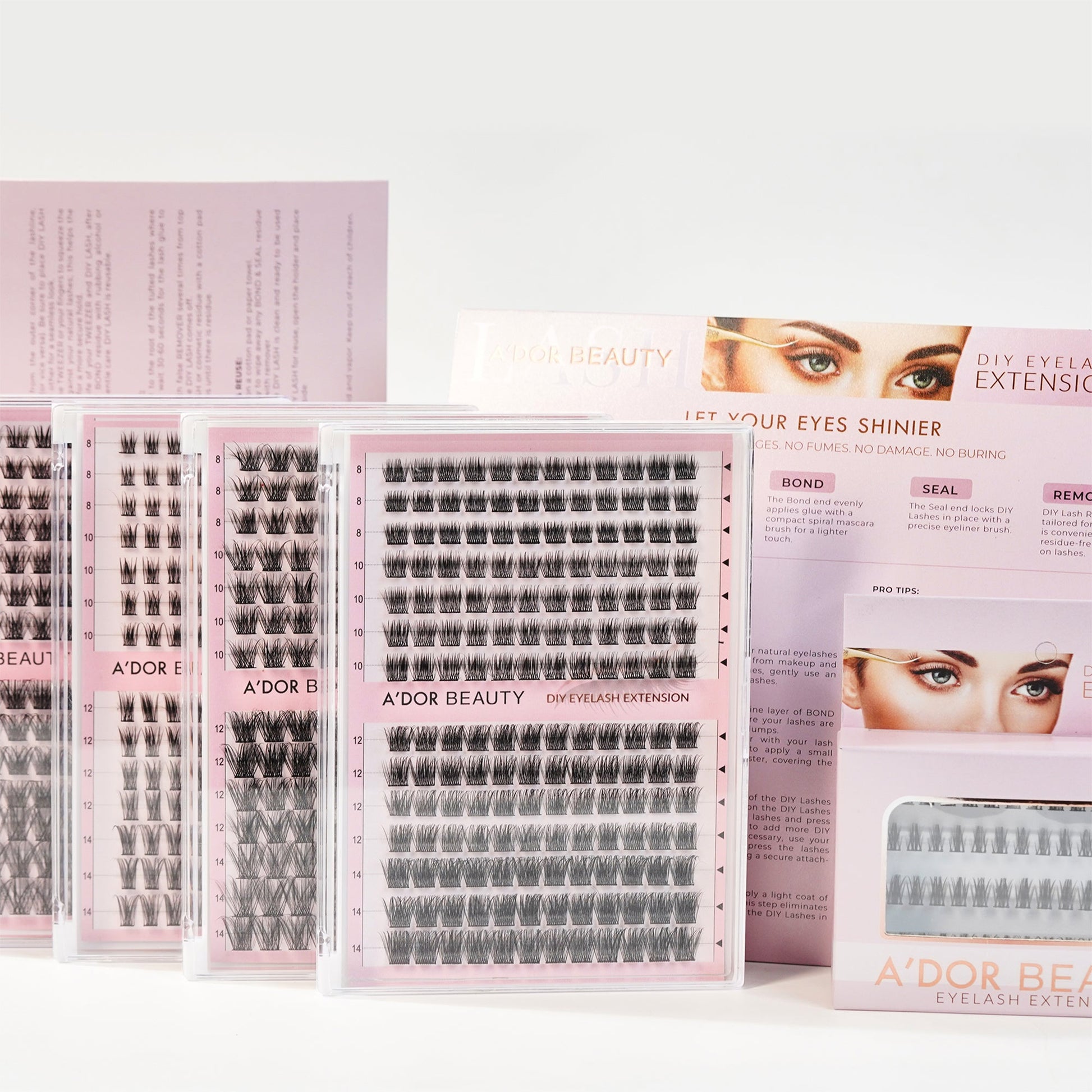 A’dor Beauty Eyelash Extension Pro Box - D04 - DTK Nail Supply