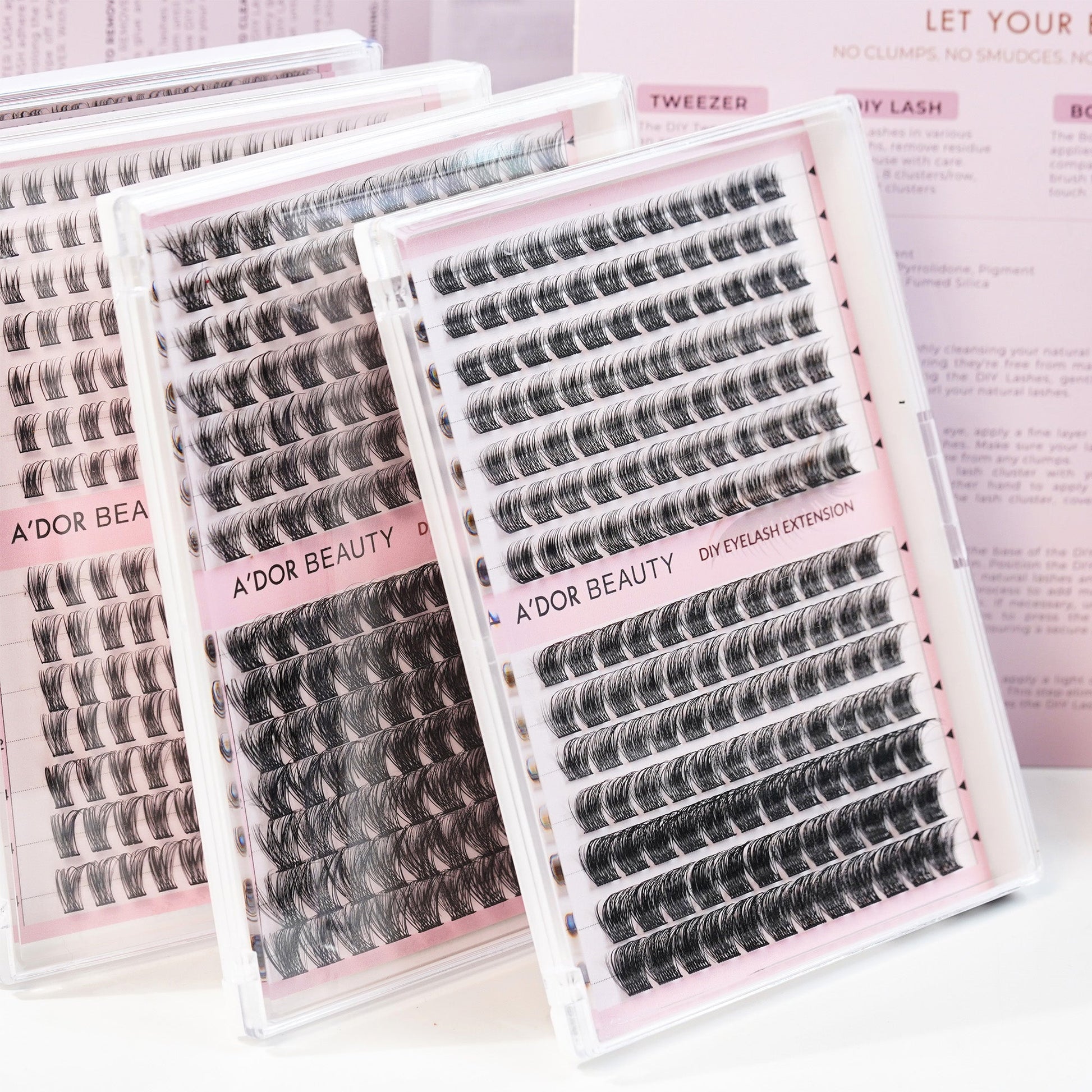 A’dor Beauty Eyelash Extension Pro Box - D12 - DTK Nail Supply