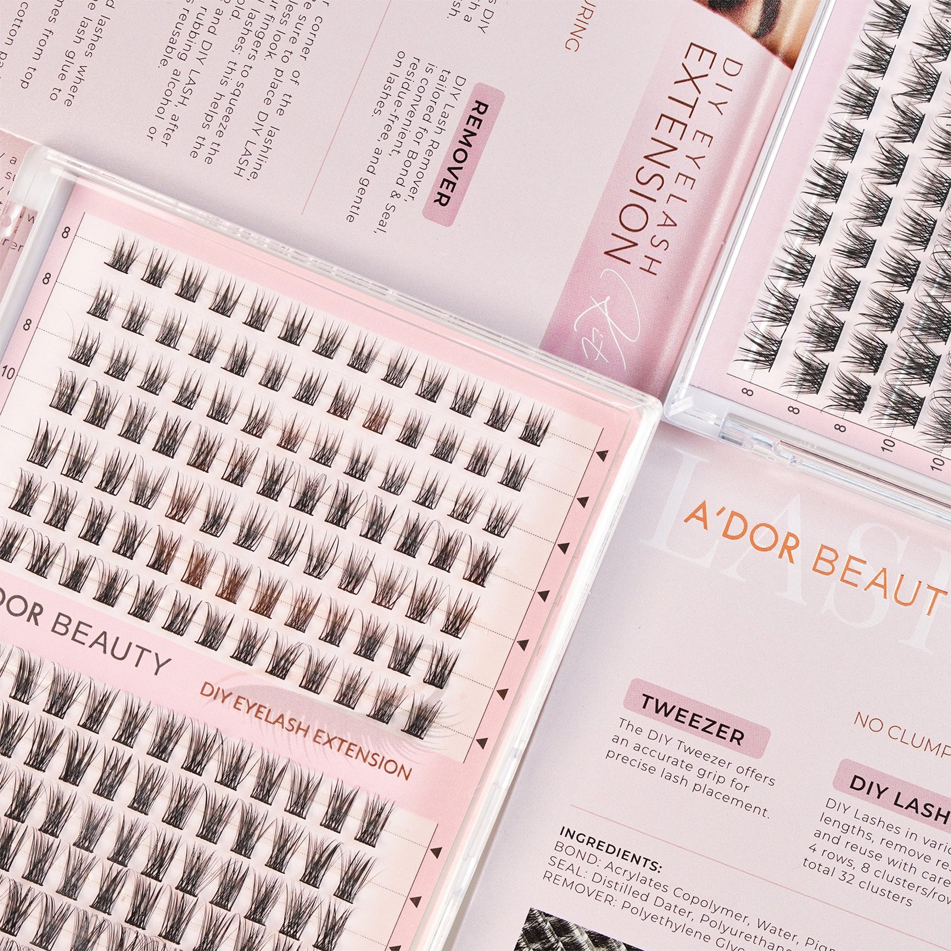 A’dor Beauty Eyelash Extension Pro Box - D12 - DTK Nail Supply