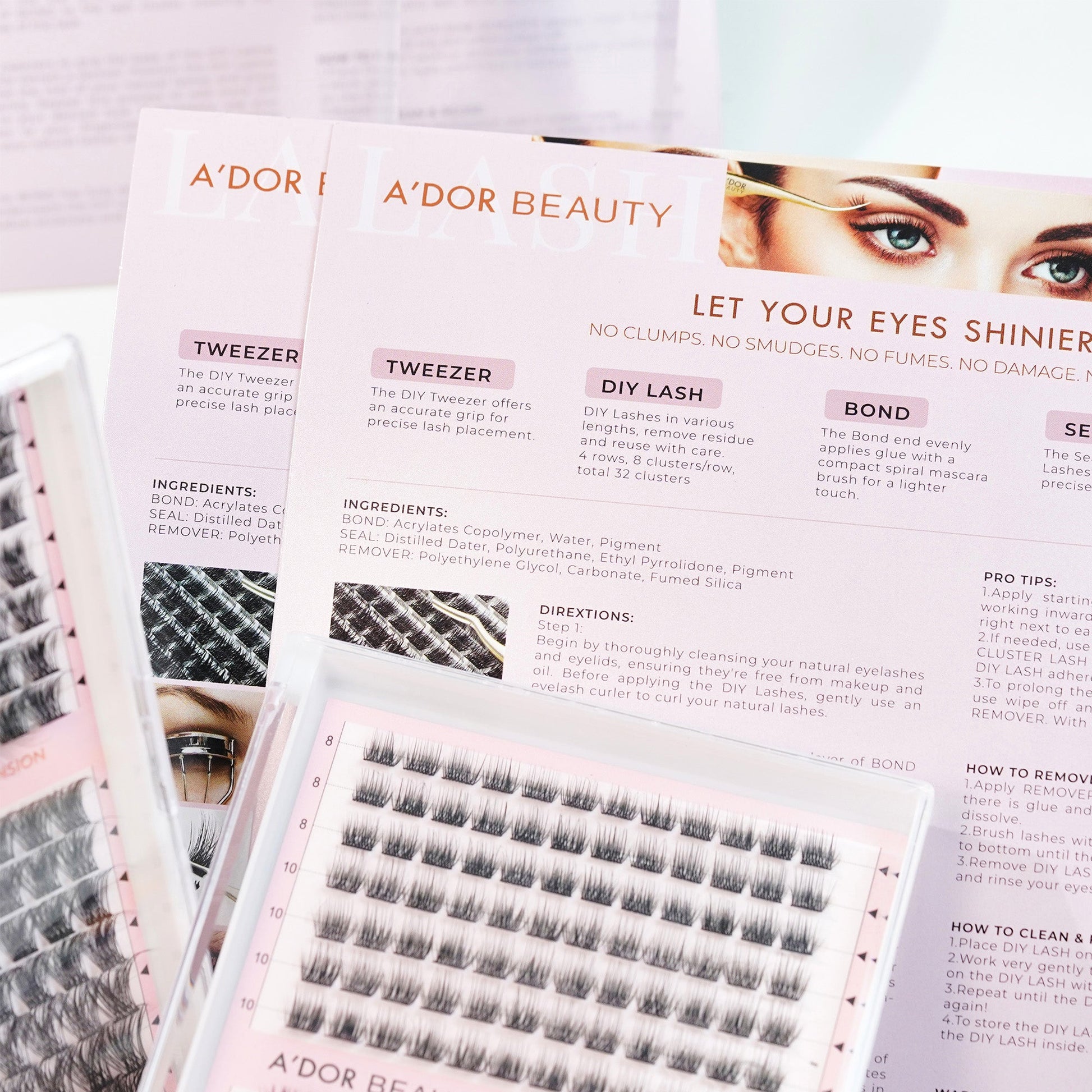A’dor Beauty Eyelash Extension Pro Box - D24 - DTK Nail Supply