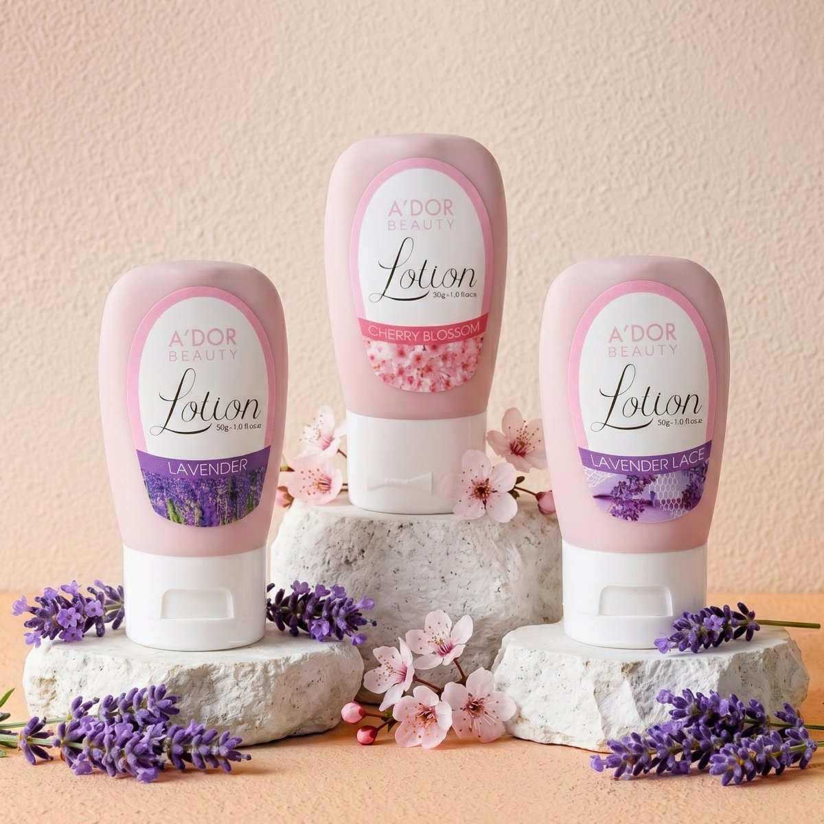 A'DOR Beauty Lotion - Set 3 PCS - DTK Nail Supply